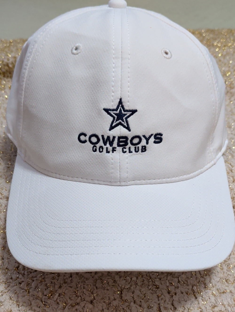 Ahead Performance Dallas Cowboys Golf Club White Adjustable Strapback Cap Hat